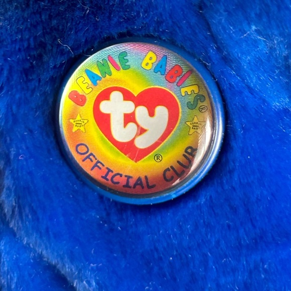 NWT Original TY Beanie Baby 1998 Clubby The Bear - Picture 4 of 7